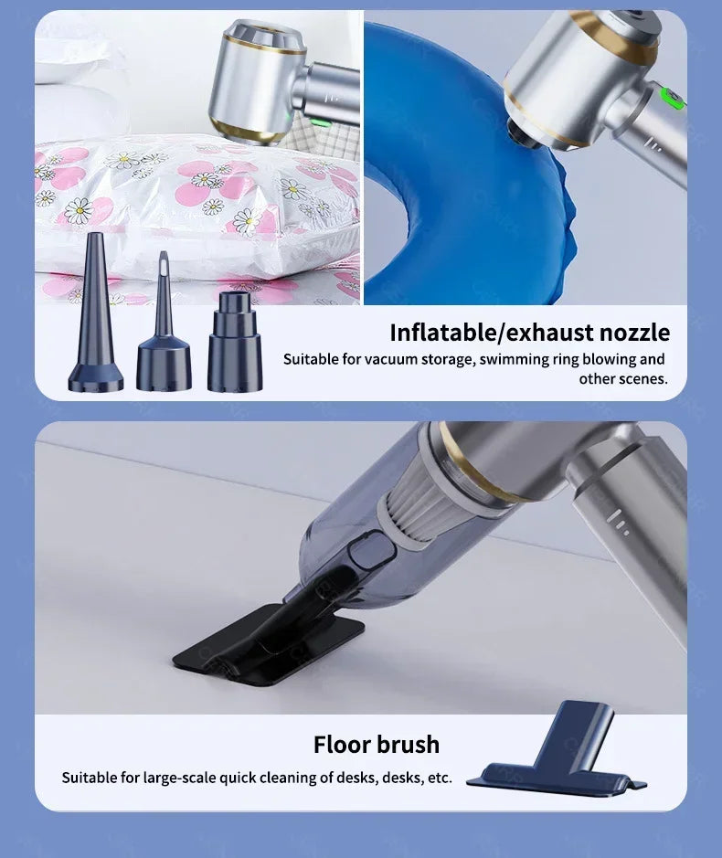 VortexClean: Ultra-Strong Cordless Handheld Vacuum