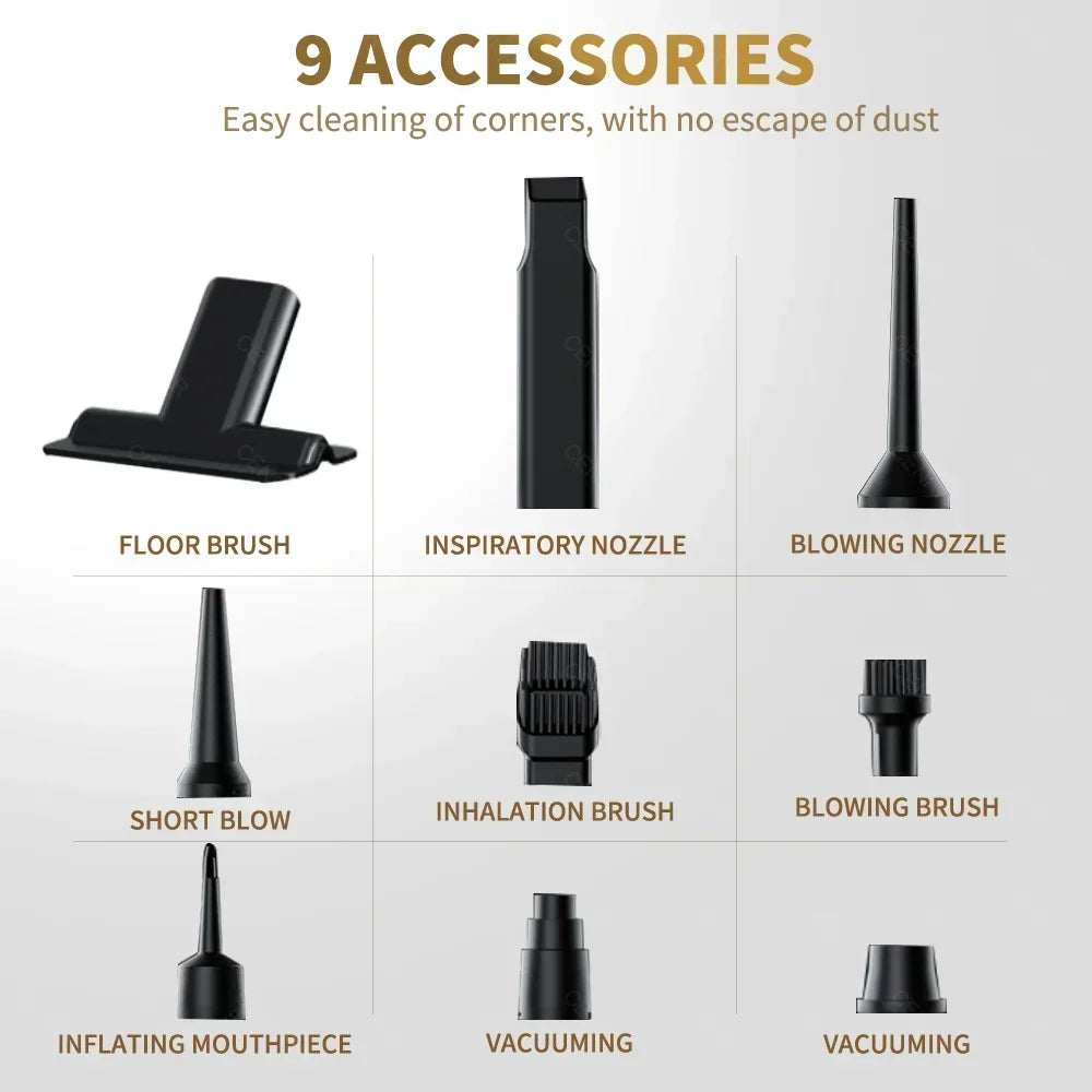 VortexClean: Ultra-Strong Cordless Handheld Vacuum