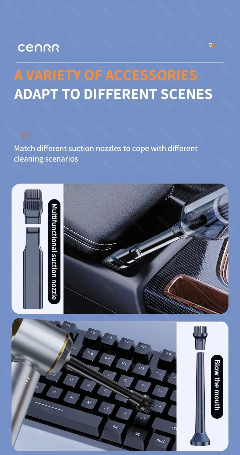 VortexClean: Ultra-Strong Cordless Handheld Vacuum