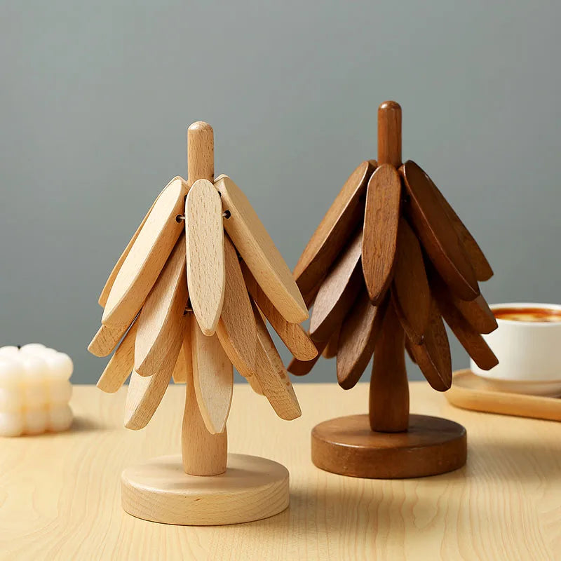 Smart Tree Design Stand Wooden Trivets