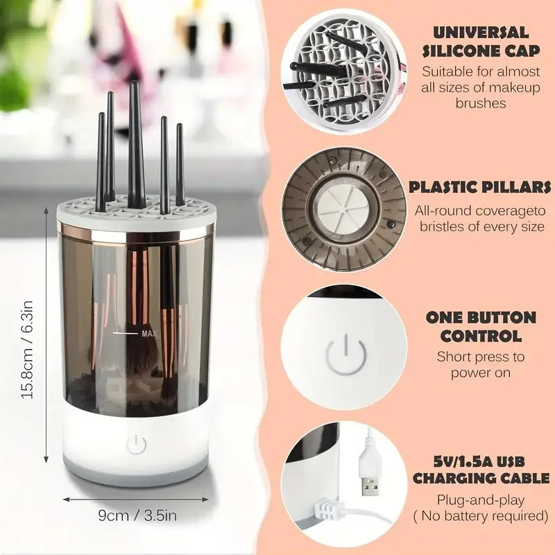 GlitzClean Portable Brush Cleaner