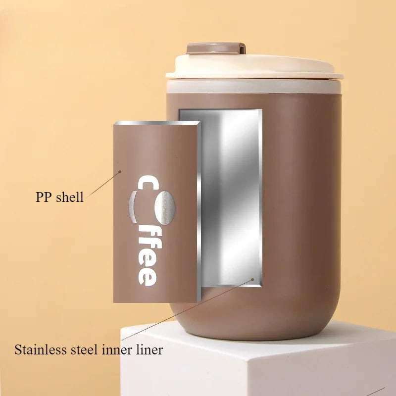 GlideCup Stainless Steel with Straw 500ml