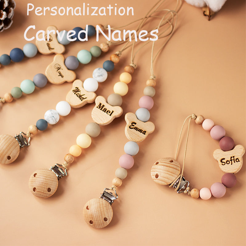 Paci Charm  Silicone Chain