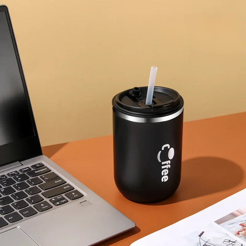 GlideCup Stainless Steel with Straw 500ml